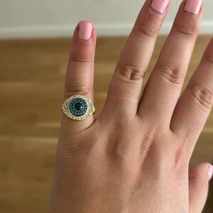 Evil eye ring